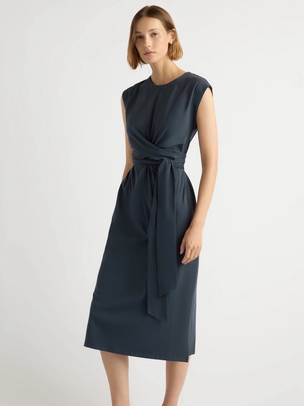 Modern Citizen Fei Tie-Front Organic Cotton Dress